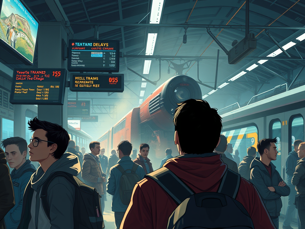 Tren yolcuları 2025’te rekor sayıda aksamayla karşılaştı